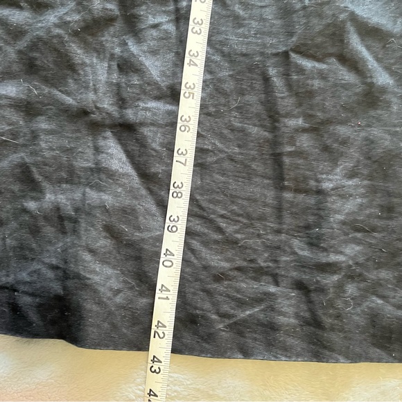 J. Jill Love Linen Tie Front Defined Waist Black Sheath Dress Medium - Picture 4 of 6